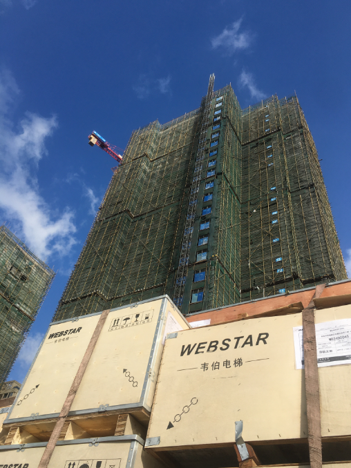 企業熱點|韋伯電梯助力湖北省安陸市西城新區開啟“一鍵直達”！